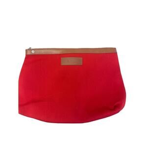 Sam Edelman Zipper Pouch Large Red